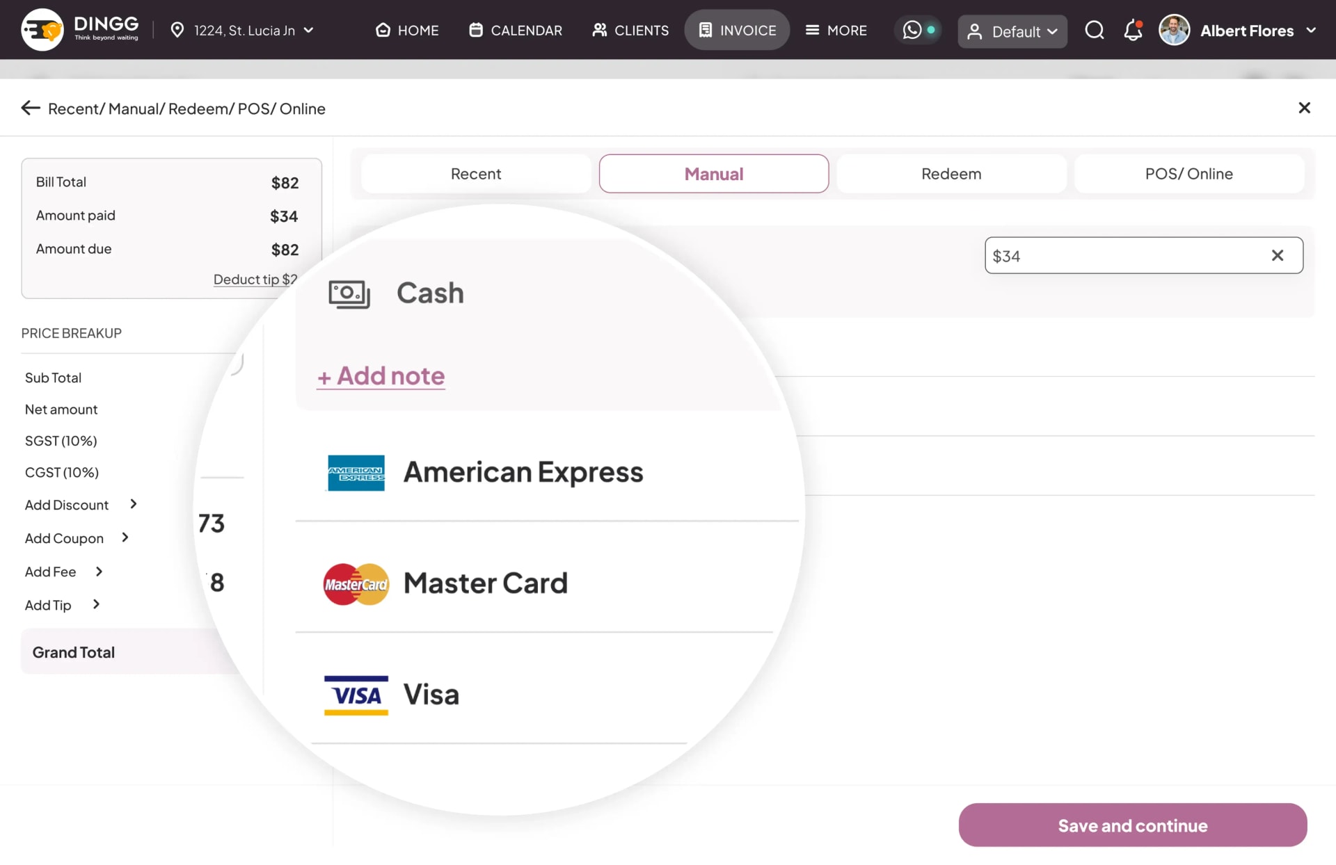 Online Payments and deposits