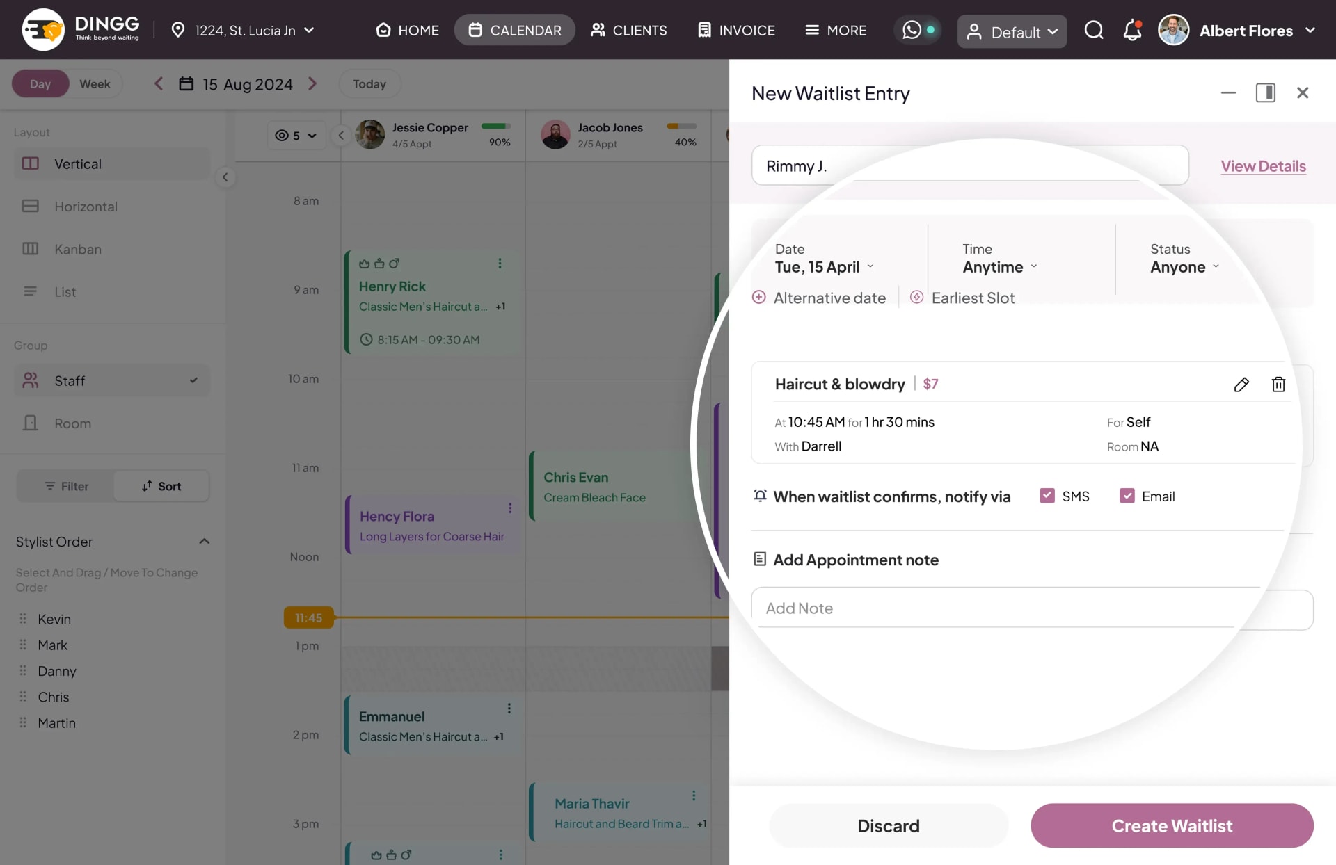 Waitlist Notifications